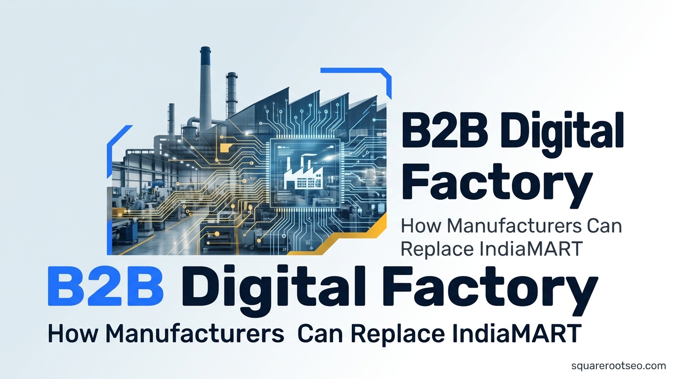 B2B Digital Factory: How Manufacturers Can Replace IndiaMART