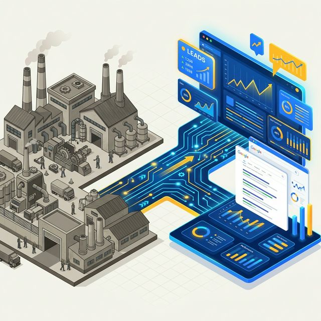 Digital Factory Illustration